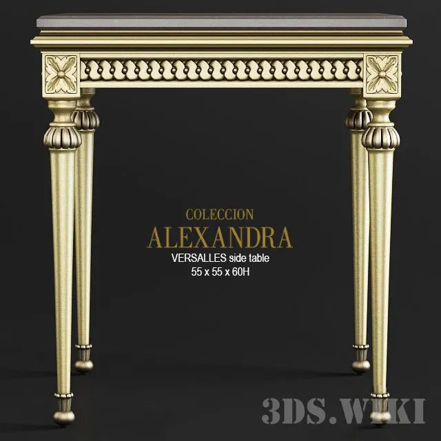 furniture – VERSALLES side table collection Alexandra 3D Model