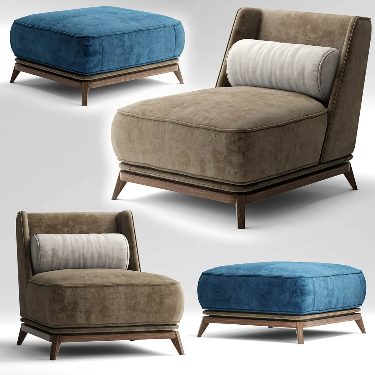 furniture – Vibieffe armchair 012 3D Model furniture – Vibieffe armchair 012 3D Model