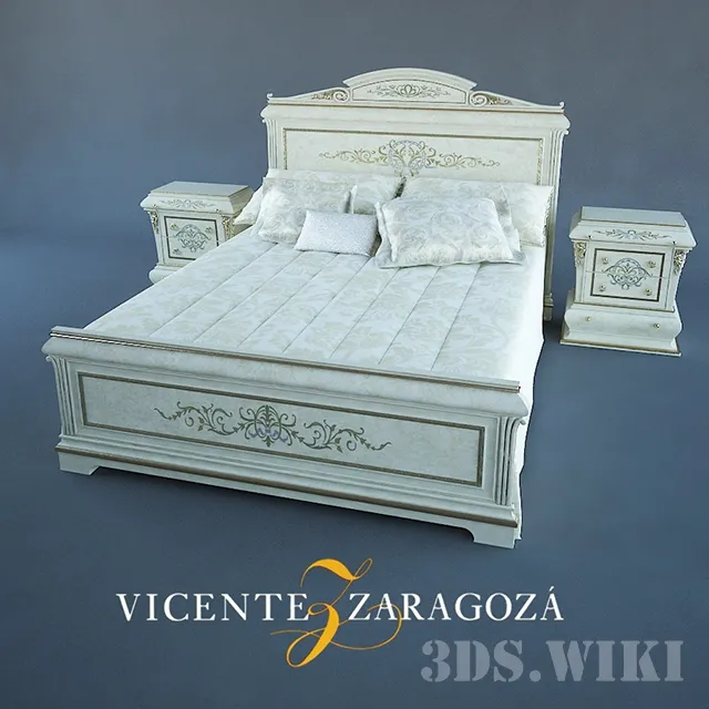 furniture – Vicente Zaragoza Verona bed 3D Model furniture – Vicente Zaragoza Verona bed 3D Model