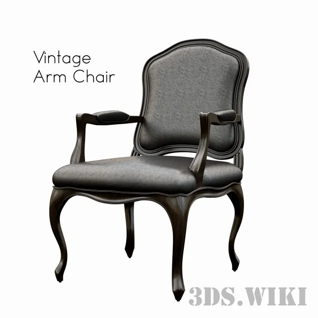 furniture – Vintage armchair 3D Model