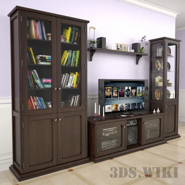 furniture – Vista wardrobe for living room 3D Model furniture – Vista wardrobe for living room 3D Model