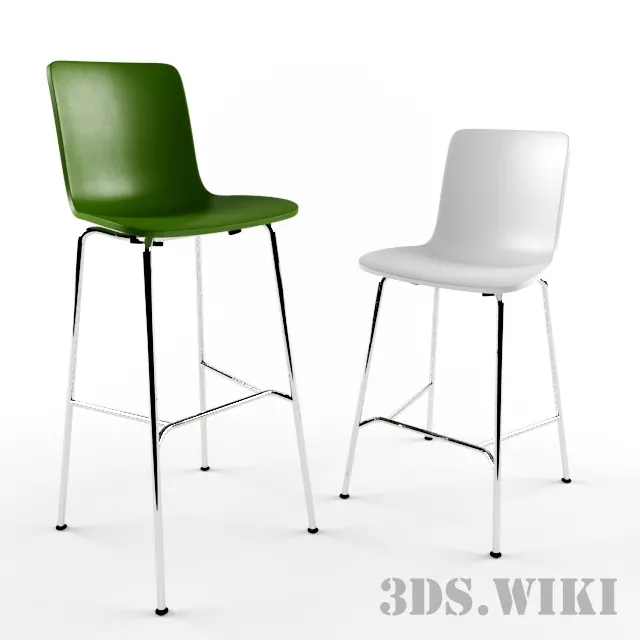 furniture – Vitra Hal High and Medium Chair 3D Model furniture – Vitra Hal High and Medium Chair 3D Model
