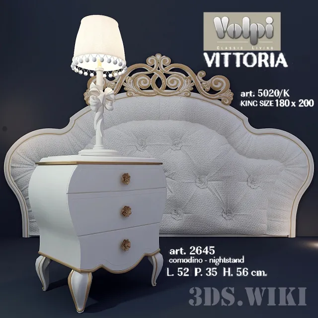 furniture – Vittoria 5020 headboard lamp 3D Model furniture – Vittoria 5020 headboard lamp 3D Model