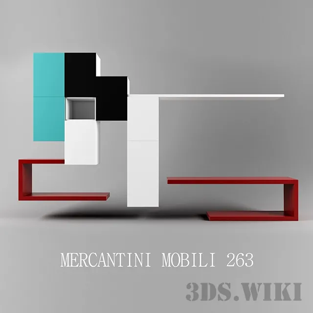 furniture – Wall shelf Ulteriori Composizioni 263 3D Model furniture – Wall shelf Ulteriori Composizioni 263 3D Model