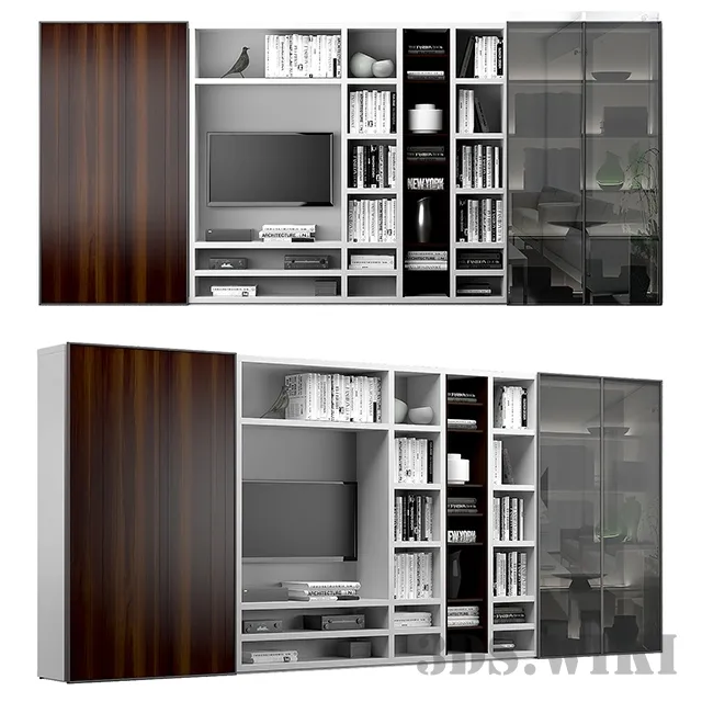 furniture – Wall System 7 от Poliform 3D Model furniture – Wall System 7 от Poliform 3D Model