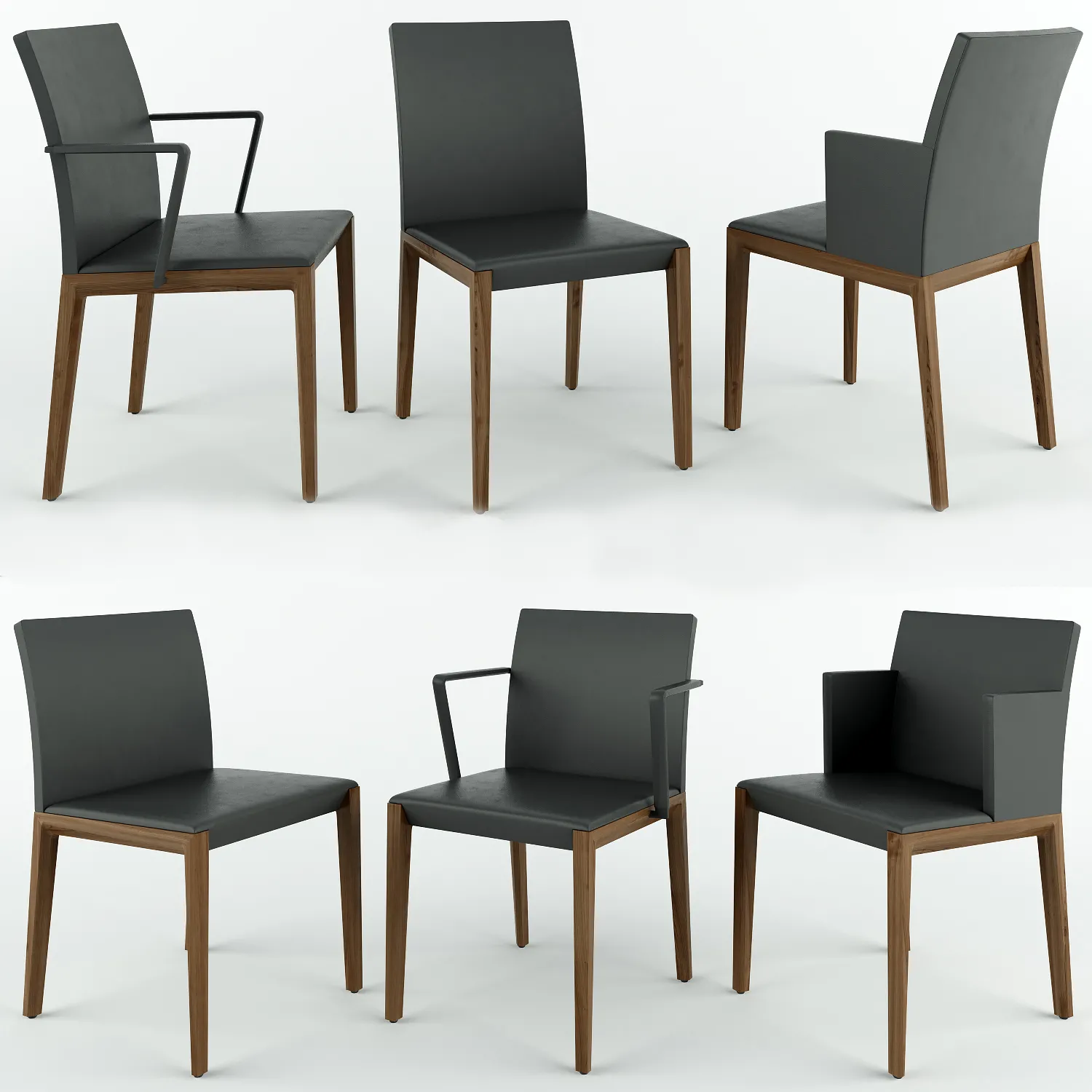 furniture – Walter Knoll chairs 007 3D Model