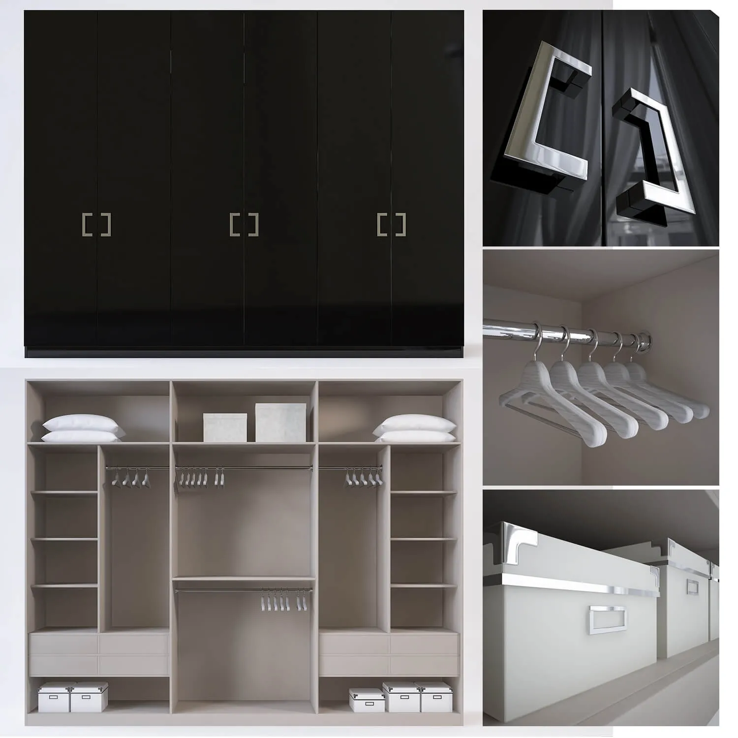 furniture – Wardrobe 25 3D Model