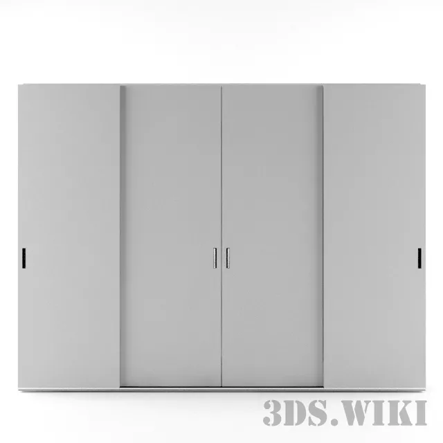 furniture – Wardrobe model Artik Poliform 3D Model