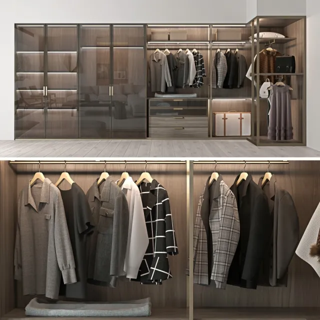 furniture – Wardrobe Molteni & C 3D Model