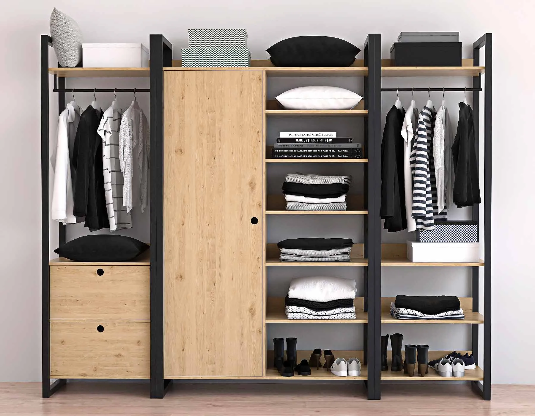 furniture – wardrobe woodmood 3D Model