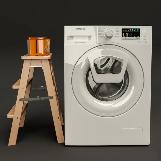 furniture – Washing Machine 965 3D Model