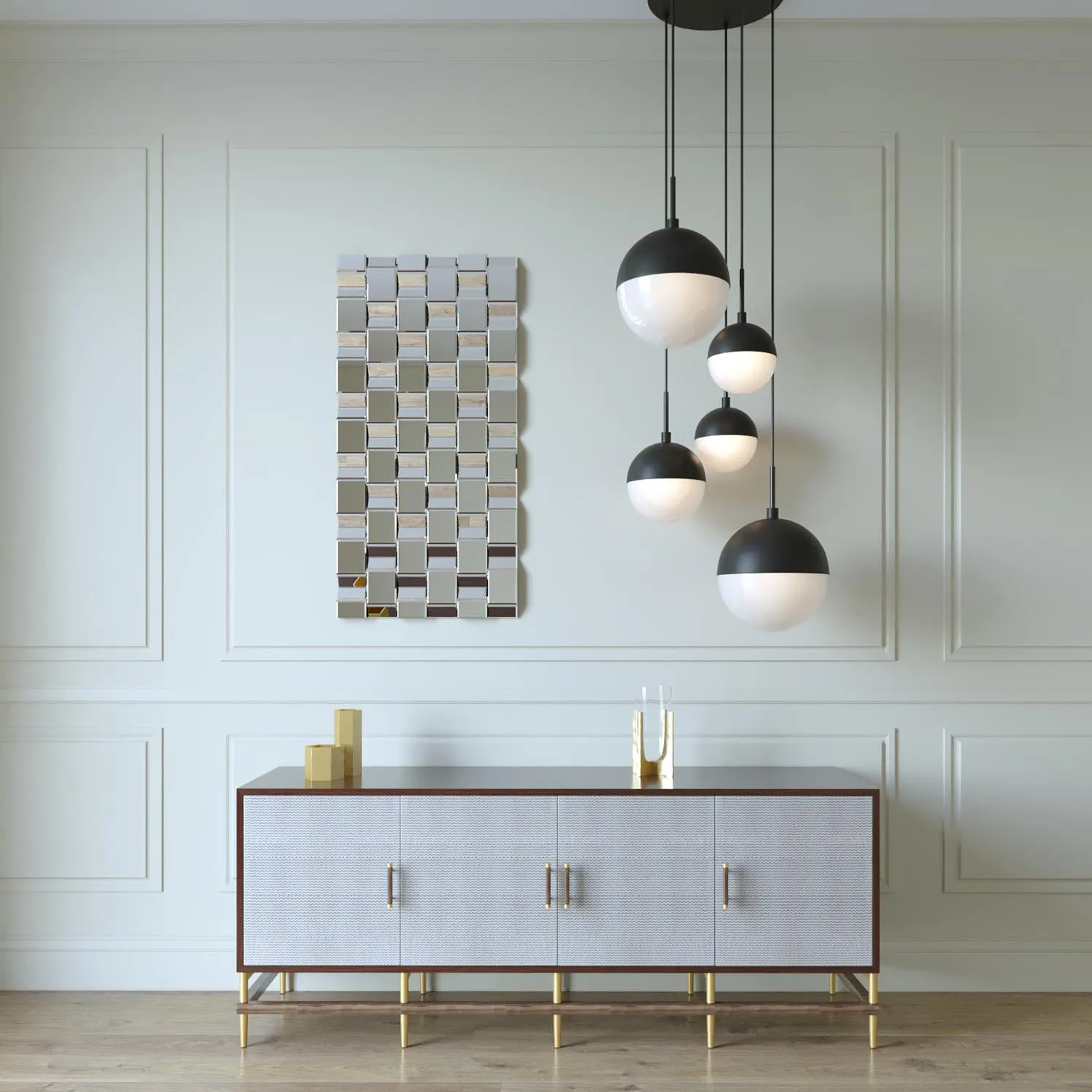 furniture – West Elm chest of drawer with chandelier 05 3D Model furniture – West Elm chest of drawer with chandelier 05 3D Model