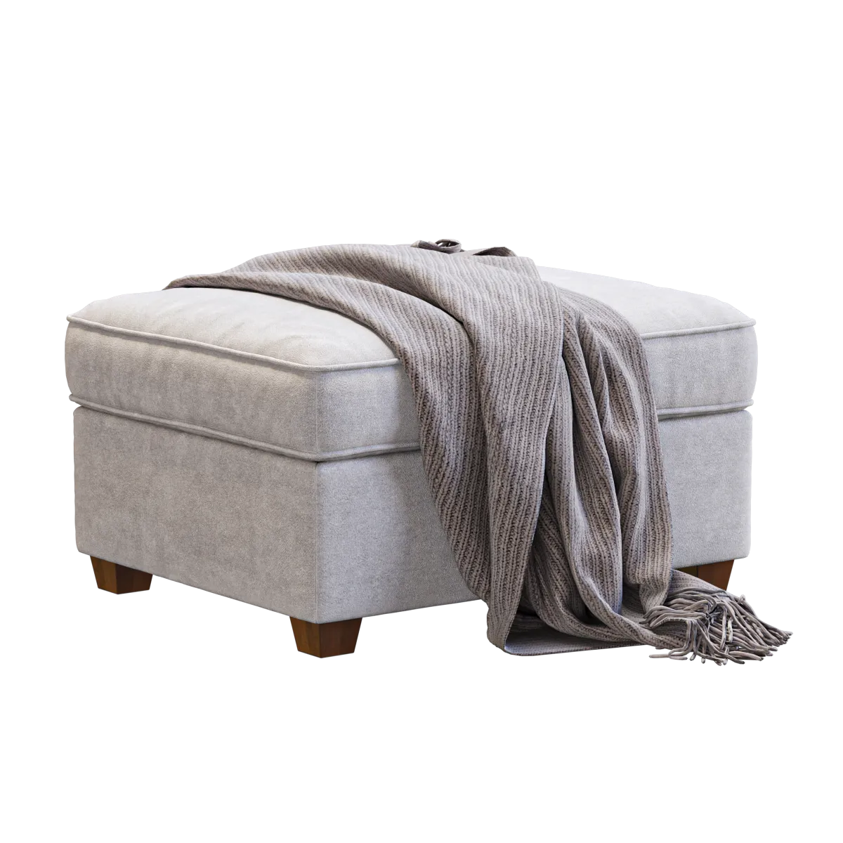 furniture – West Elm Henry pouf 3D Model furniture – West Elm Henry pouf 3D Model