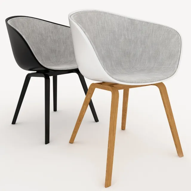 furniture – White chair 08 3D Model