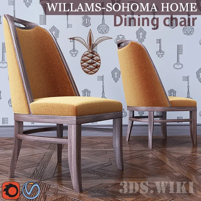 furniture – Williams-Sonoma Home Dining Chair 3D Model