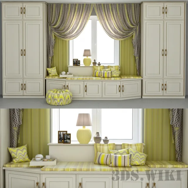 furniture – Window Area 3D Model
