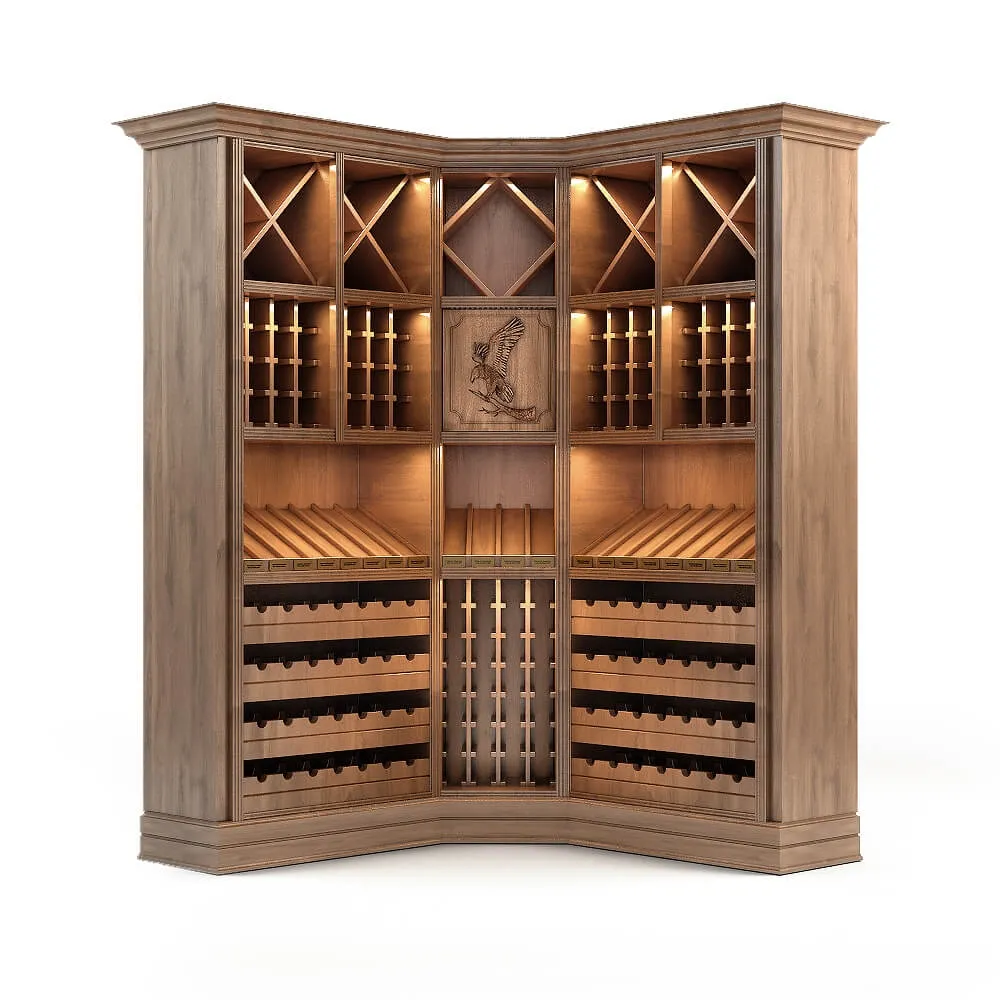 furniture – Wine Rack corner store 233 3D Model
