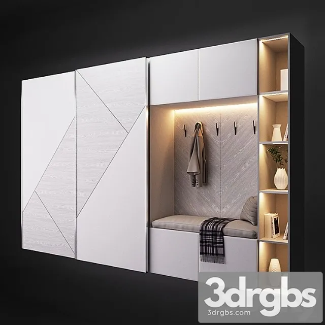 Furniture with cross wardrobe cross 3D Model Download