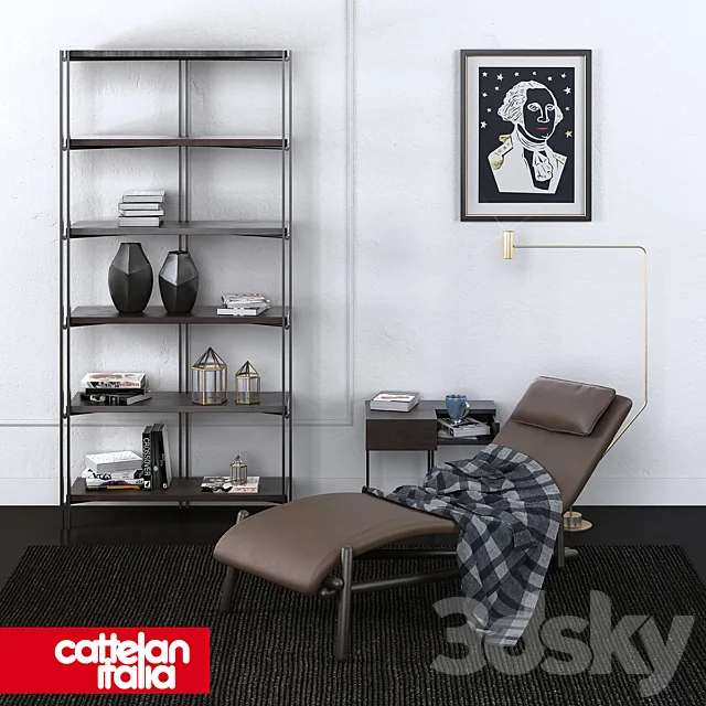 Furniture with decor – Cattelan Italia – Donovan Thor Hudson Dante 3D Model