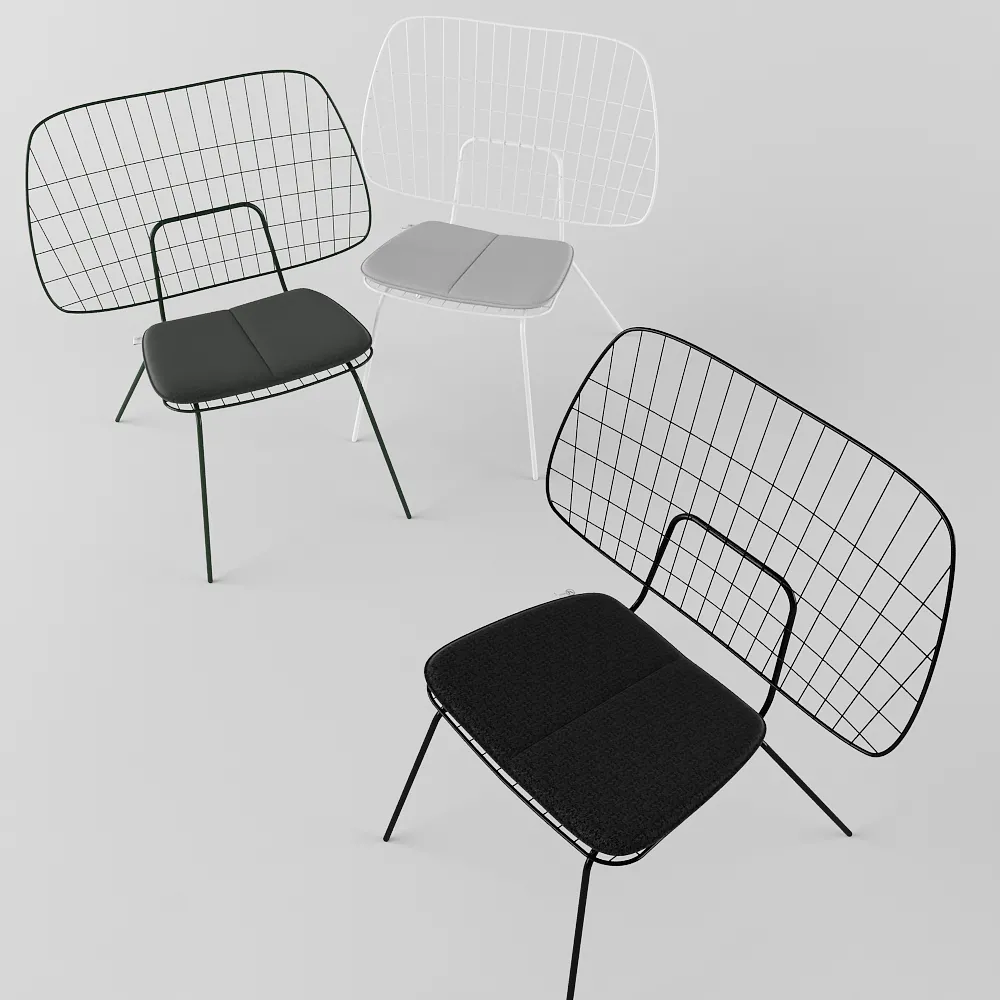 furniture – WM String Lounge chair 5 3D Model