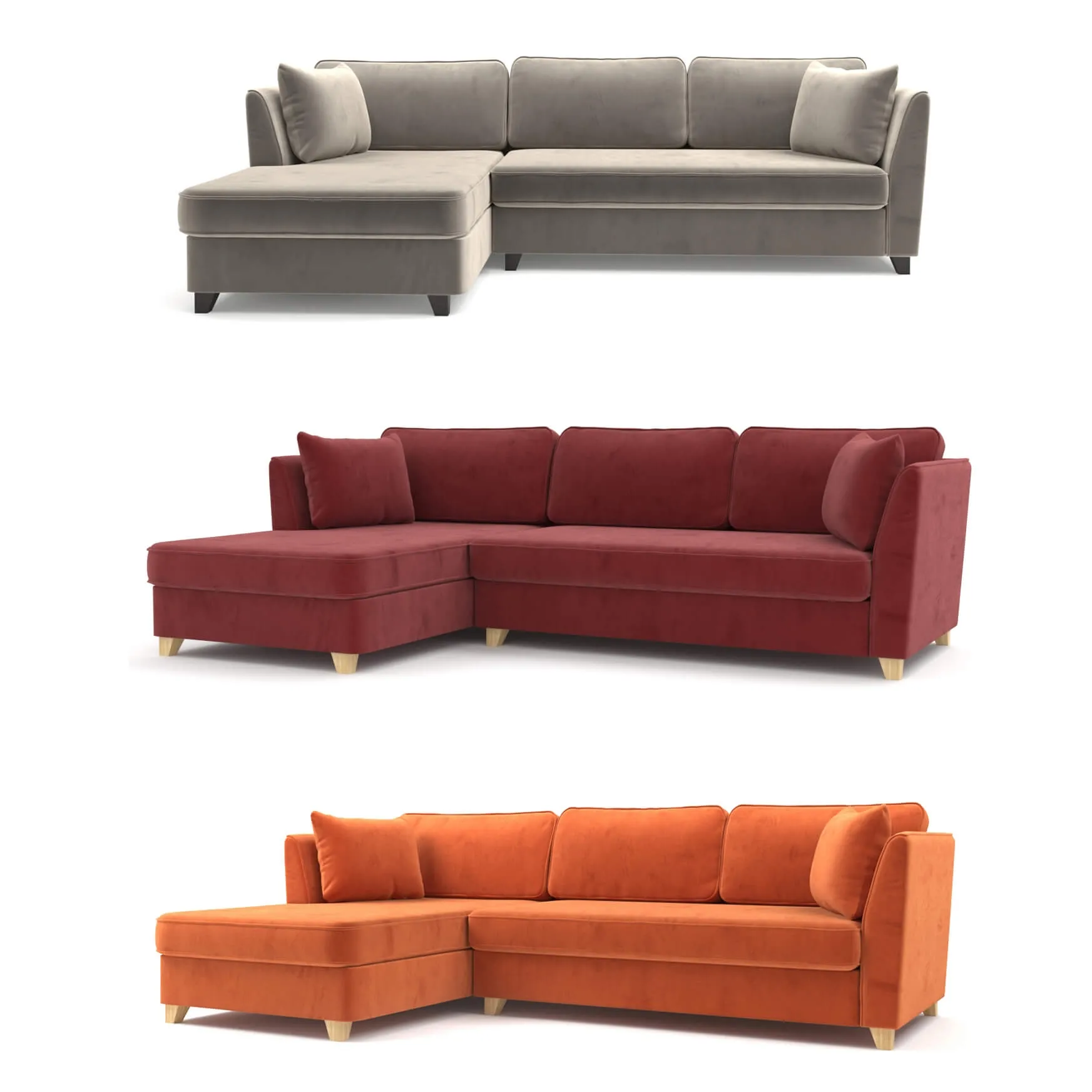 furniture – Wolsly corner sofa 3D Model