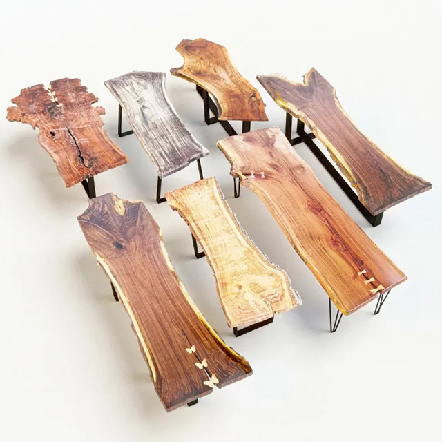 furniture – Wood Slab Wooden slab 7pcs 3D Model furniture – Wood Slab Wooden slab 7pcs 3D Model