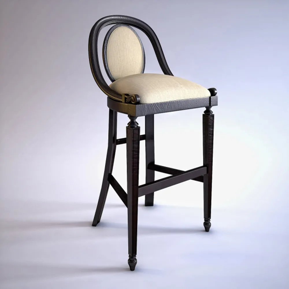 furniture – Wooden bar stool 3D Model furniture – Wooden bar stool 3D Model