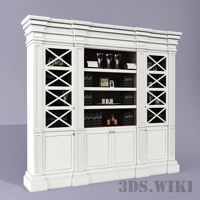 furniture – Wooden Cabinet Showcase 3D Model