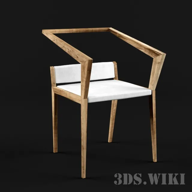 furniture – Wooden chair 3D Model