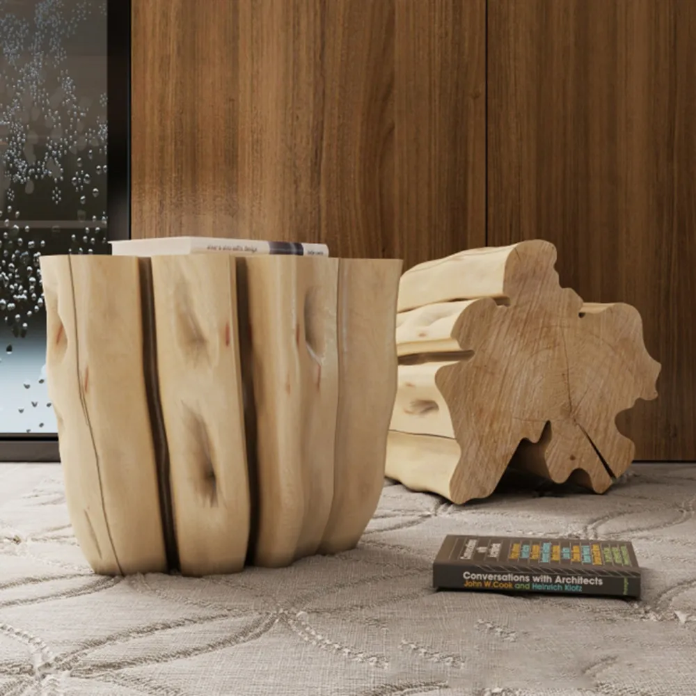 furniture – Wooden chair Gervasoni BRICK 3D Model