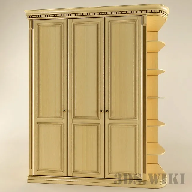 furniture – Wooden classic cabinet showcase 3D Model furniture – Wooden classic cabinet showcase 3D Model
