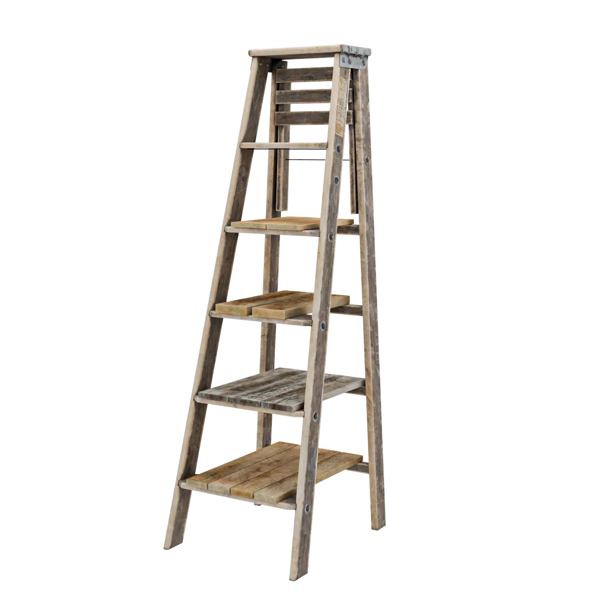 furniture – Wooden ladder 3D Model furniture – Wooden ladder 3D Model