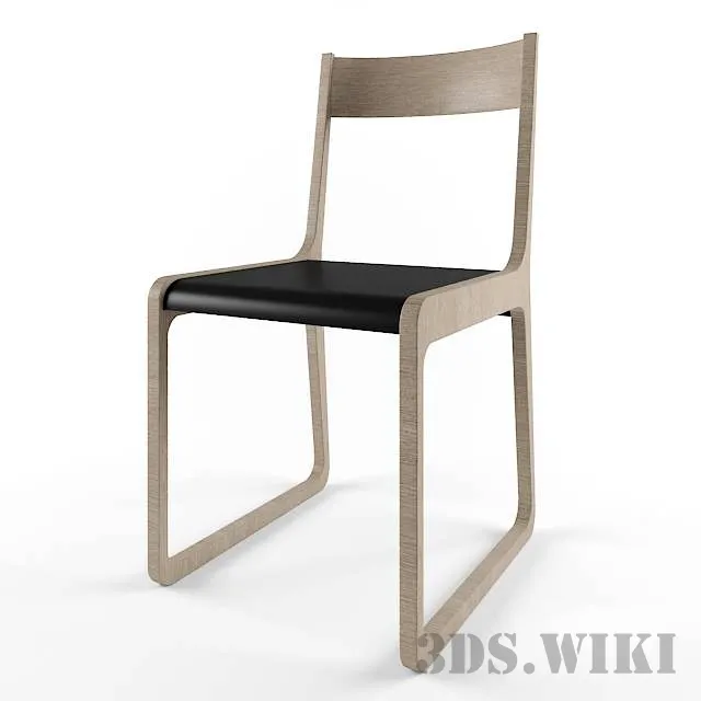 furniture – Wooden modern chair 3D Model