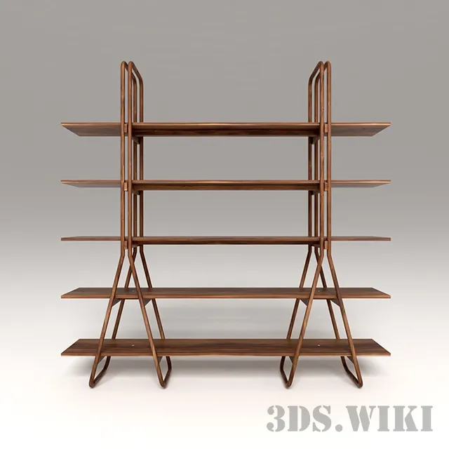 furniture – Wooden shelves 3D Model furniture – Wooden shelves 3D Model
