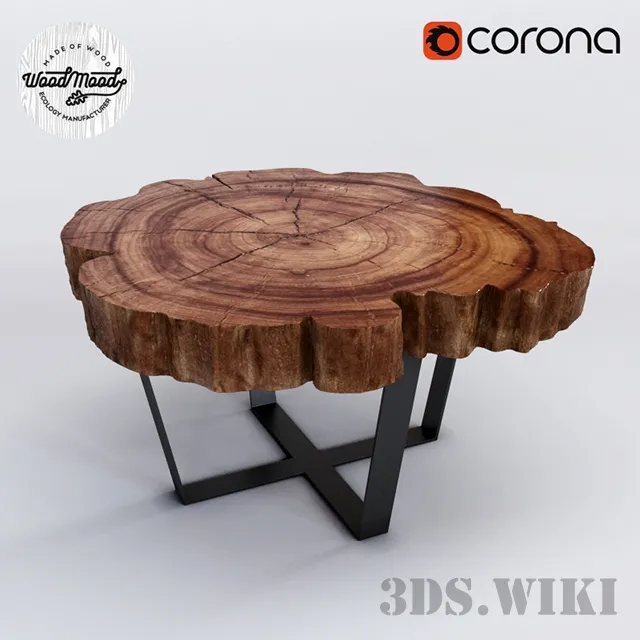 furniture – WoodMood table 3D Model