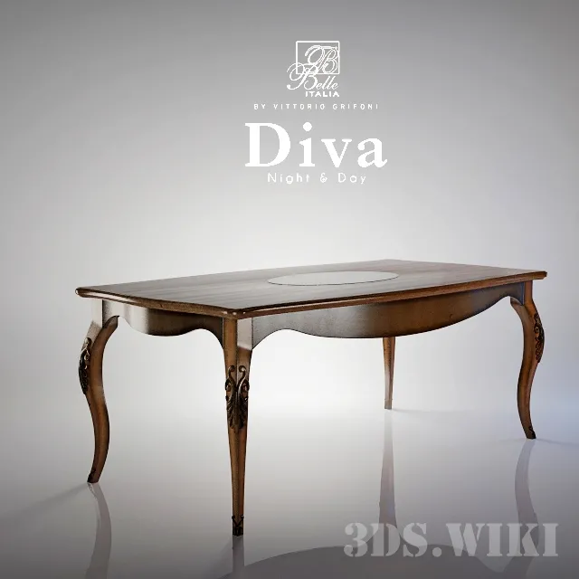 furniture – Writing desk Bbelle Diva 3D Model