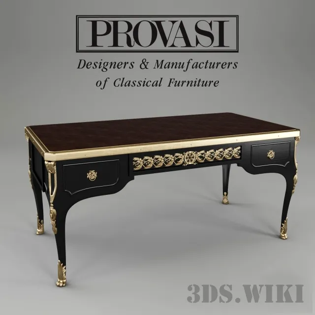 furniture – Writing desk Provasi Scrittoio – 0415 3D Model