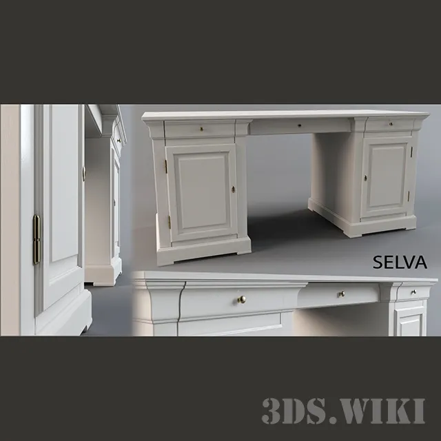 furniture – Writing desk Selva Epoca – S70 3D Model
