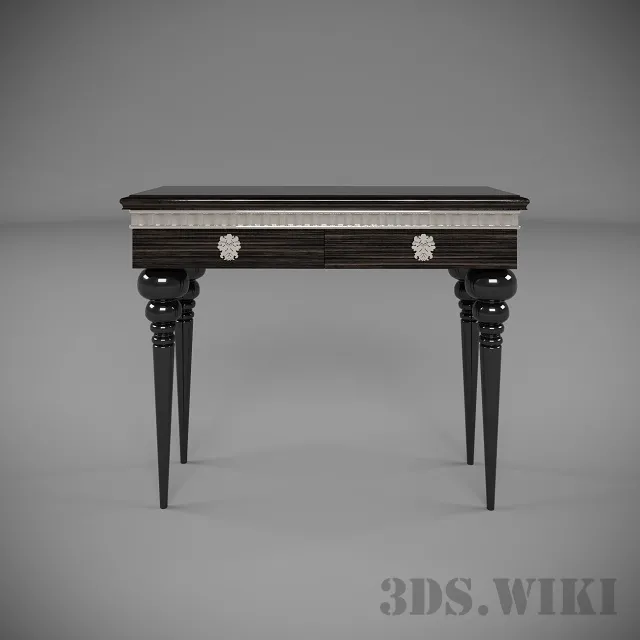furniture – Writing table 1000×400 3D Model