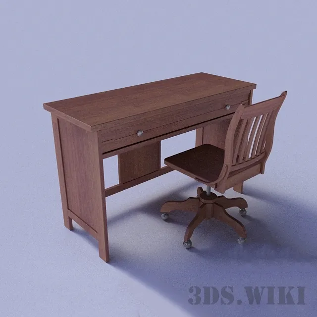 furniture – Youngamerica Desk – Base Camp 3D Model furniture – Youngamerica Desk – Base Camp 3D Model
