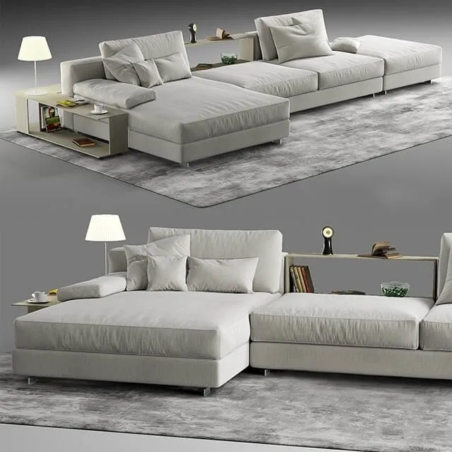 furniture – Zanotta scott modern sofa 3D Model