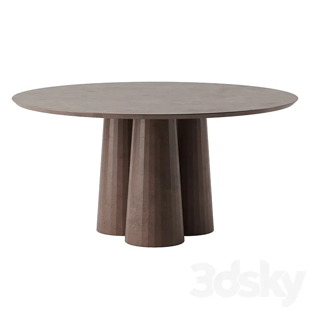 Fusto Dining Table by Forma & Cemento 3DModel Fusto Dining Table by Forma & Cemento 3DModel