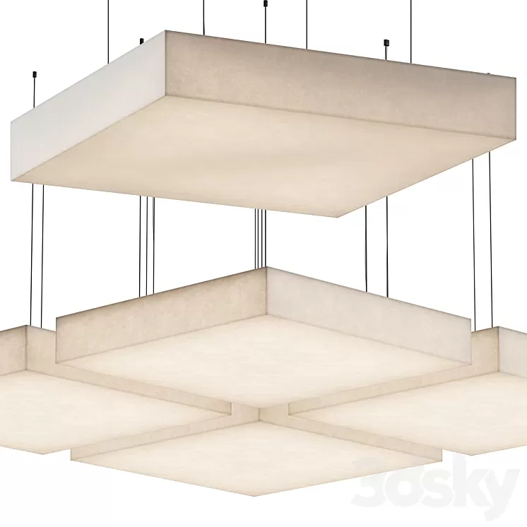 Fusuma lamp LUX & NIX 3D Model Fusuma lamp LUX & NIX 3D Model