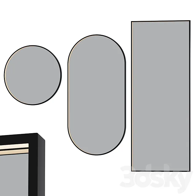 FUTOM W | Mirror By Intra lighting 3D Model