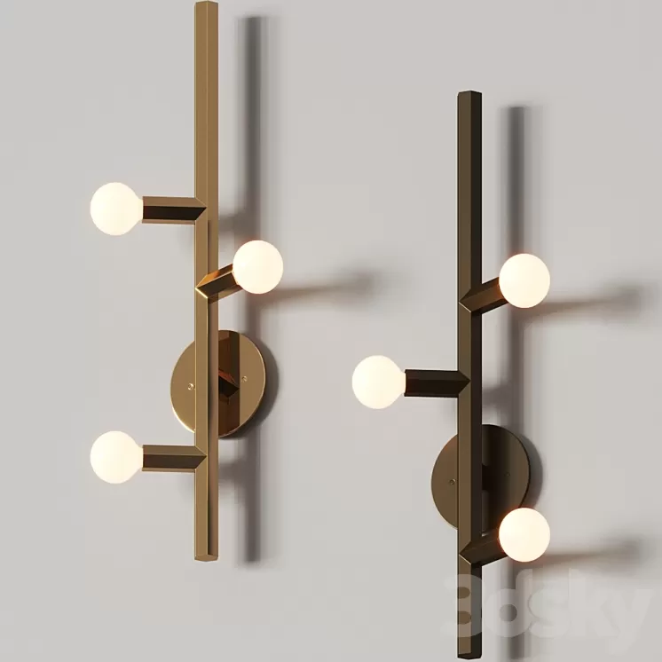 Future perfect linden sconce 3D Model Future perfect linden sconce 3D Model