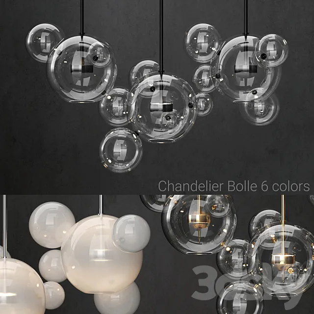 G & C Bolle 14 Bubble 6 colors 3D Model
