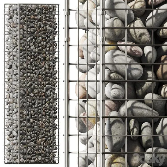Gabion decor n7 3D Model Gabion decor n7 3D Model