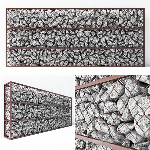Gabion stone big _ Gabion stone big 3DModel Gabion stone big _ Gabion stone big 3DModel