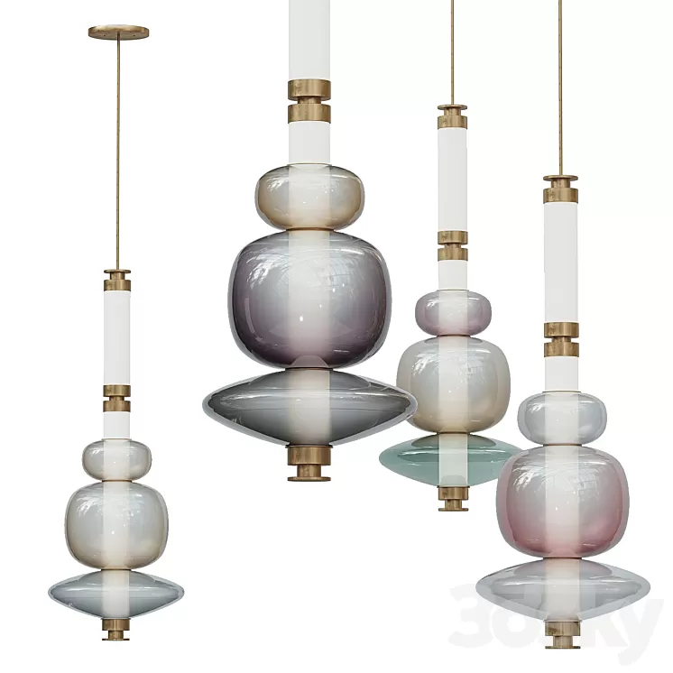 Gabriel Scott Luna Pendant 3D Model Gabriel Scott Luna Pendant 3D Model