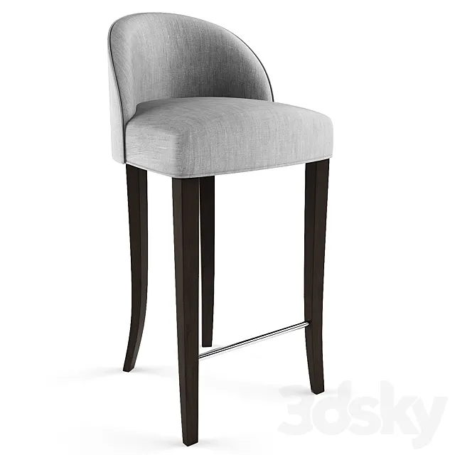 GABRIELLE BAR STOOL 3D Model GABRIELLE BAR STOOL 3D Model